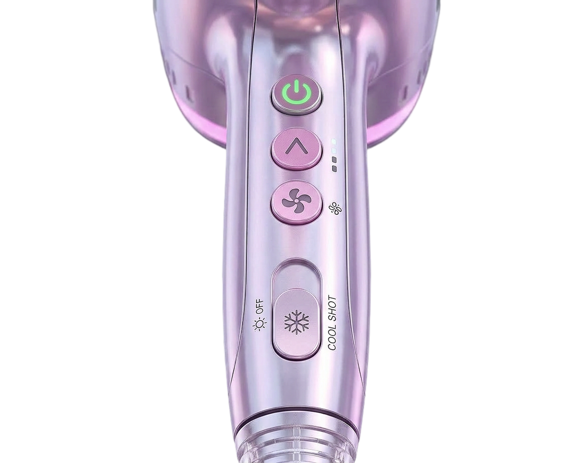 Lumea AI hair dryer annotated
